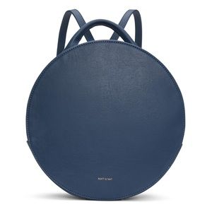 Matt & Nat Kiara Vegan Leather Circle Backpack in Cosmo